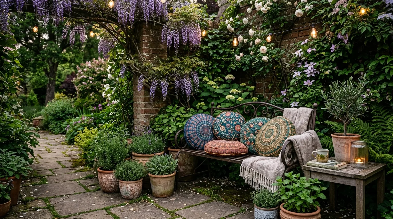 12 Hippie Garden Ideas for a Boho Outdoor Space